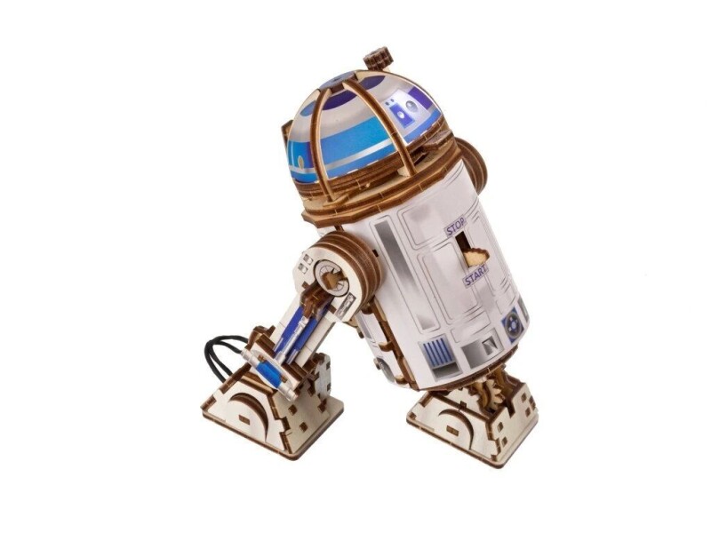 Ugears 3D dřevěná mechanická skládačka Star Wars R2-D2